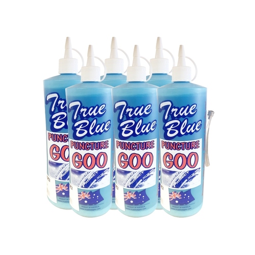 True Blue Goo Tyre Puncture Protection 1 Litre (6 Pack) 