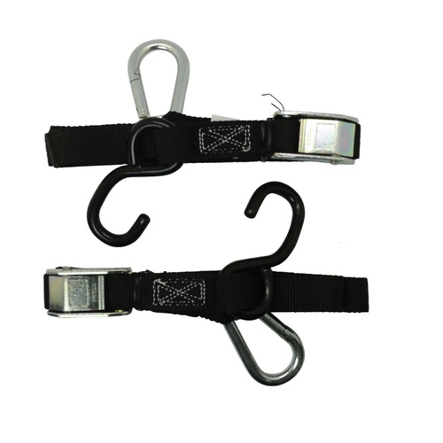 MOTORCYCLE TIE DOWN | STRAPS | Carabiner | LOOPED HANDLE | HANDLE BAR ANCHORS