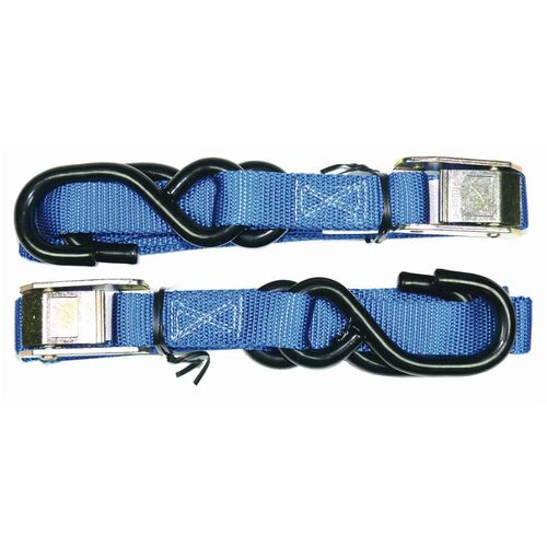 25MM Tie Down Strapsoft Hook Blue 