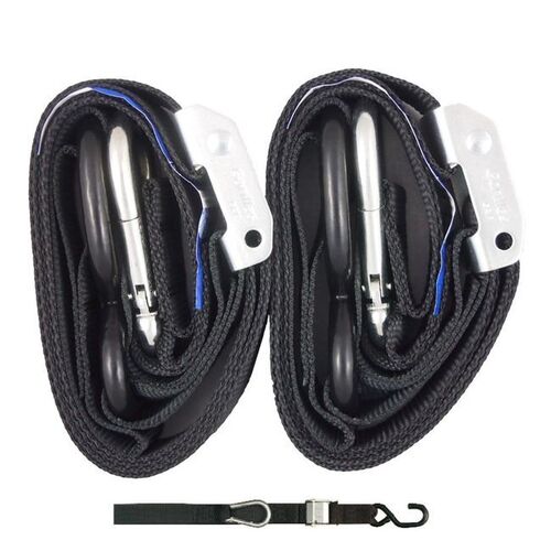  Tie Down 38mm S/Hk Black/Black Loop for Suzuki RM100