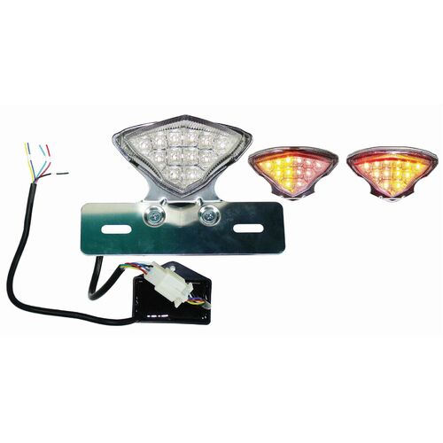Shark Tooth LED Tail Light including Indicator Assembly