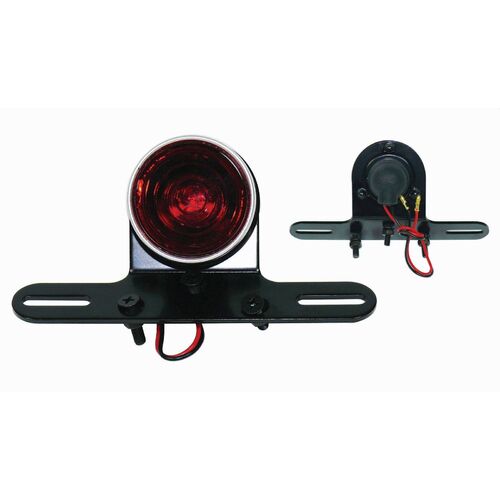 Retro | Vintage | Custom | Cafe Racer Stop Tail Light | Number Plate Holder