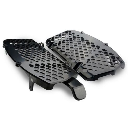 TRAIL TECH Radiator Guard BLK for Husqvarna TE250 2017 to 2018