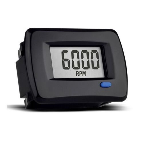 TRAIL TECH TTO Panel - Tach / Hour Meter - BLK