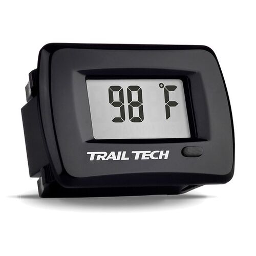 TRAIL TECH TTO Panel - Temp Meter 12mm Spark Plug  - BLK