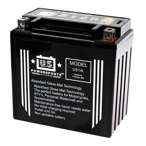 USPS AGM BATTERY US14L YTX14L-BS *4