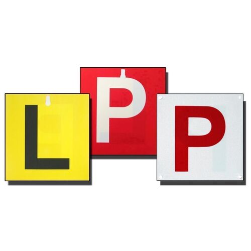 L & P Double Sided Plate - Red 