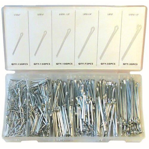 Split Pin Assort (555 Pieces) 