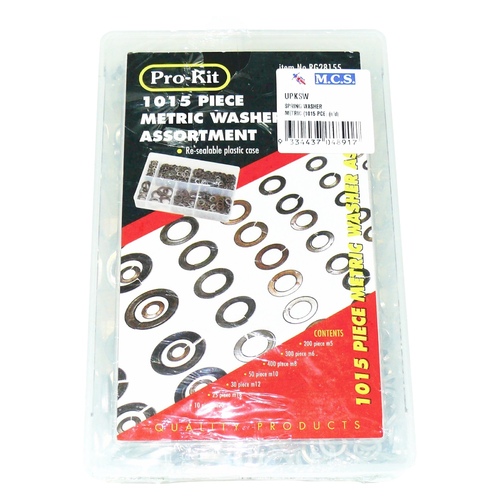 Spring Washer Metric (1015 Pieces) 