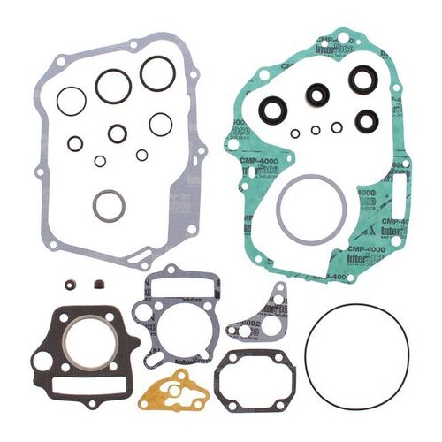 COMPLETE GASKET SET W/ OIL SEALS for Honda CRF70F 2004 to 2012