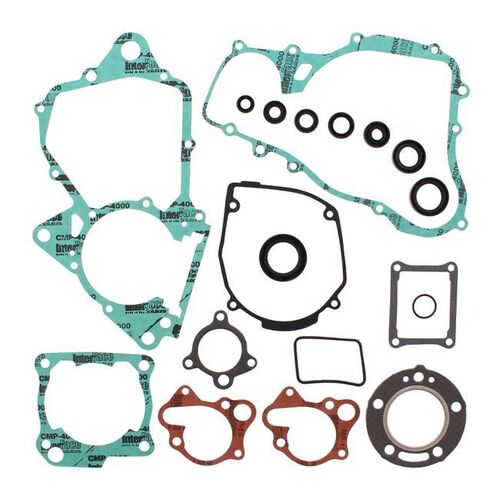 COMPLETE GASKET SET W/ OIL SEALS for Honda CR125R 1986