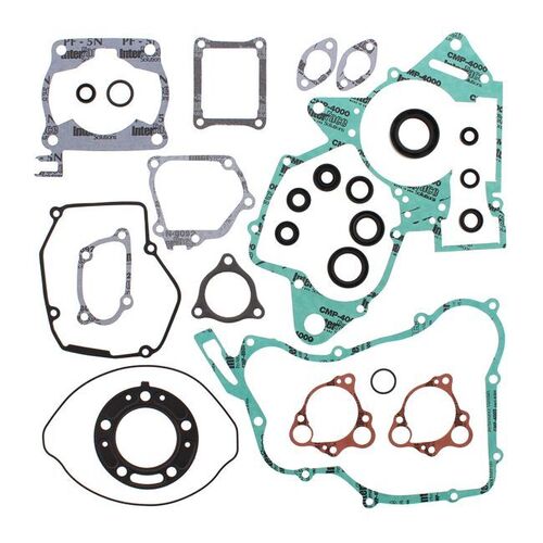 COMPLETE GASKET SET W/ OIL SEALS for Honda CR125R 1990