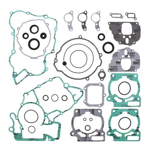 COMPLETE GASKET SET W/ OIL SEALS for KTM 125 EXC ENDURO 2002 to 2006