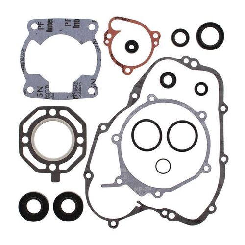 COMPLETE GASKET SET W/ OIL SEALS for Kawasaki KX80 1988 to 1989