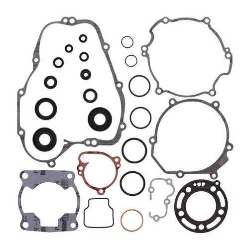 VERTEX COMPLETE GASKET SET W/ OIL SEALS KAW KX85 01-06
