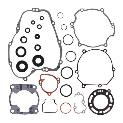 VERTEX COMPLETE GASKET SET W/ OIL SEALS KAW KX85 07-13