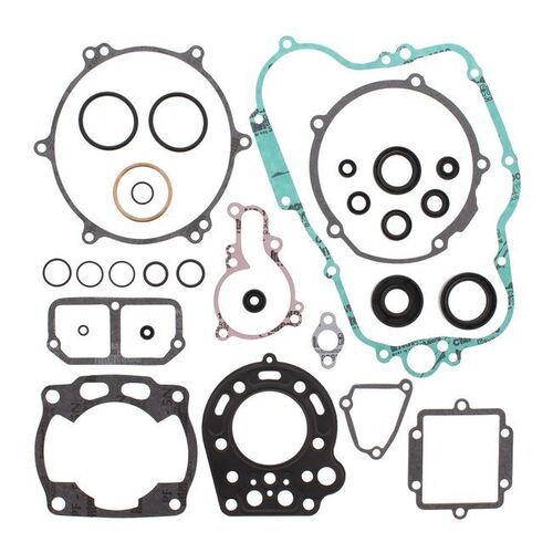 COMPLETE GASKET SET W/ OIL SEALS for Kawasaki KX125 1990 to 1991