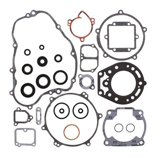 VERTEX COMPLETE GASKET SET W/ OIL SEALS KAW KDX200 95-06