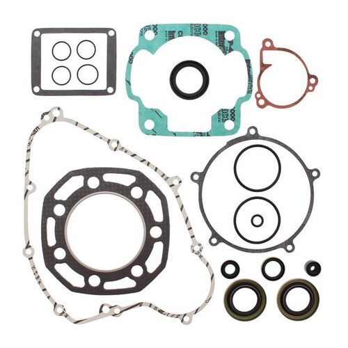 COMPLETE GASKET SET W/ OIL SEALS for Kawasaki KX500 1985