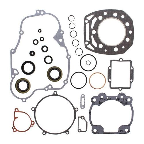COMPLETE GASKET SET W/ OIL SEALS for Kawasaki KX500 1988