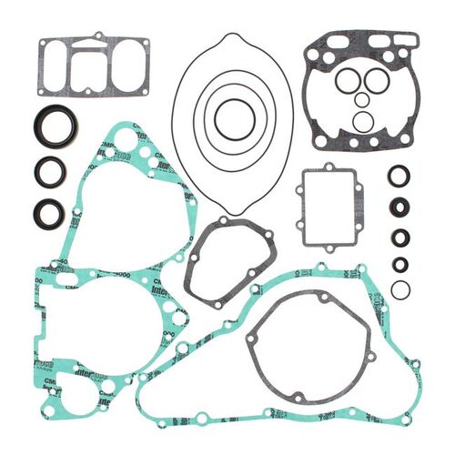 VERTEX COMPLETE GASKET SET W/ OIL SEALS SUZ RM250 96-98