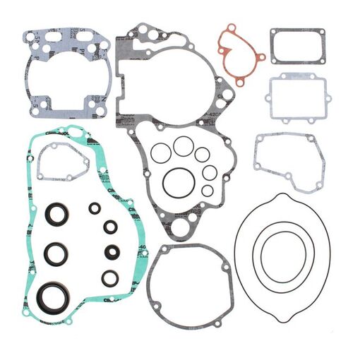 VERTEX COMPLETE GASKET SET W/ OIL SEALS SUZ RM250 02