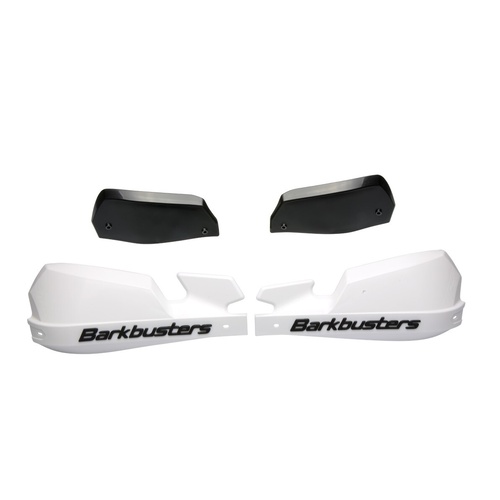 White Barkbusters VPS Plastics Only VPS-003-WH for Honda XR 650R