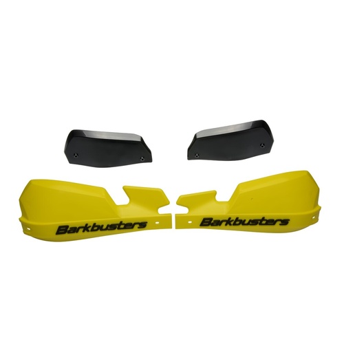 Yellow Barkbusters VPS Plastics Only  for KTM SX over 125cc with tapeYellow h'bar