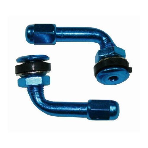 Alloy 90 Degree Valve Stem Blue 
