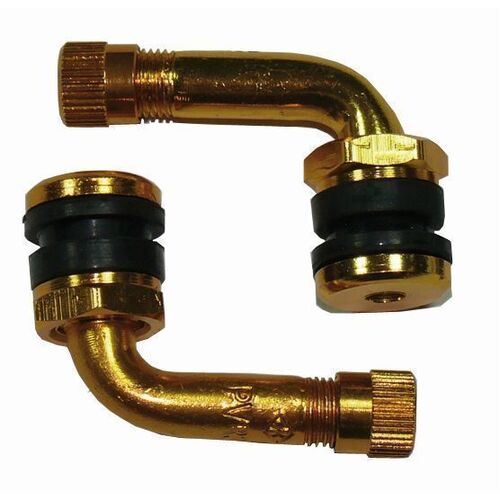 Alloy 90 Degree Valve Stem Gold 