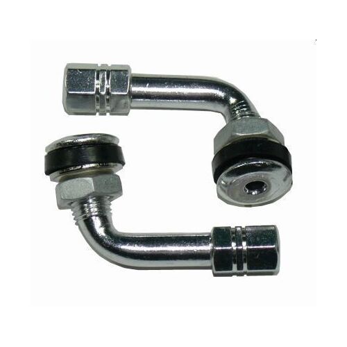 Alloy 90 Degree Valve Stem Silver 