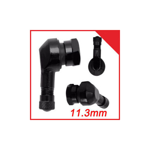 Alloy Right Angle Valve Stem 10MM Black