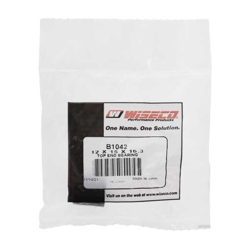Wiseco 2T Upper Rod - Top End Bearing- 12 X 15 X 16.3mm (H-WB144)