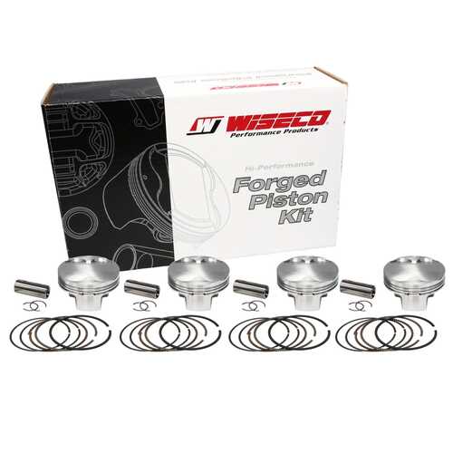 Wiseco Road, Piston, Kit Kaw ZX6R 03-5 4v Domed 12.9:1 CR 68mm