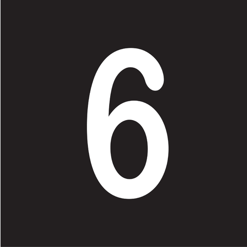 One 150MM Arial No. 69 White