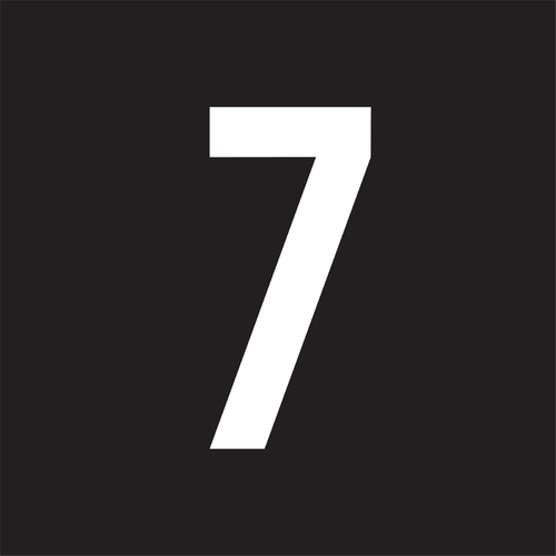 One 165MM Straight No. 7 White