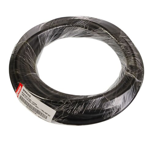 WHITES FUEL HOSE - 5MM (3/16) BLK (25FT ROLL / 7.6M)-NOT EFI