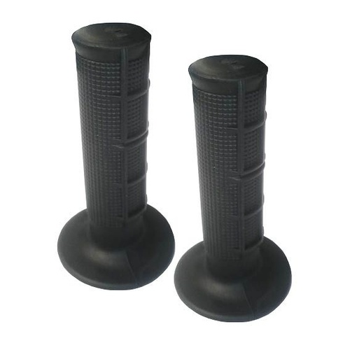 WHITES MX Half Waffle Hand Grips Black with wire