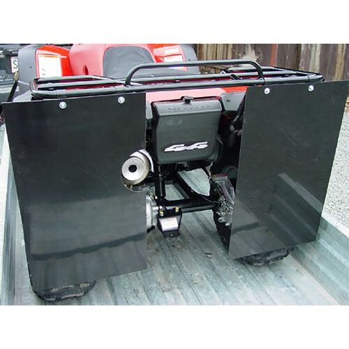 WHITES ATV MUD FLAP BLK 380mm x 650mmx4mm (1pc)