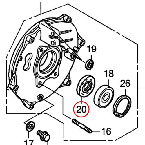 Whites Dust Seal-Rear Brake Seal - 44X58X8 for Honda TRX90EX 2WD 2007 to 2013