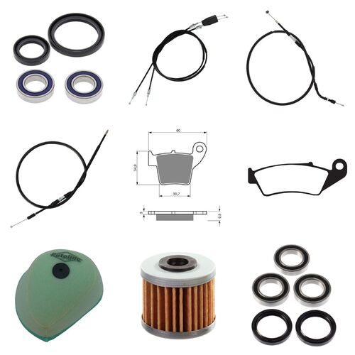 WHITES OFFROAD REFURB KIT HON CRF250X 04-06