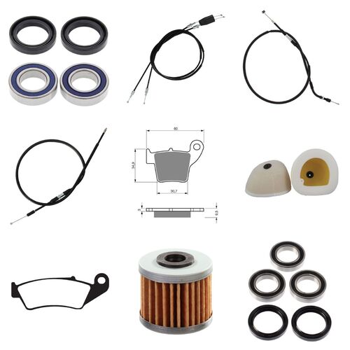 WHITES OFFROAD REFURB KIT HON CRF450R 02