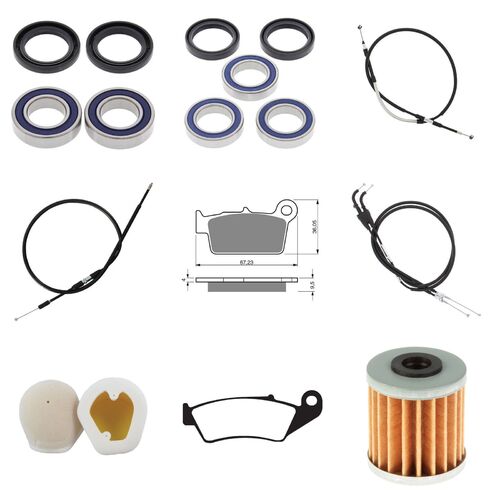 WHITES OFFROAD REFURB KIT KAW KX250F 04