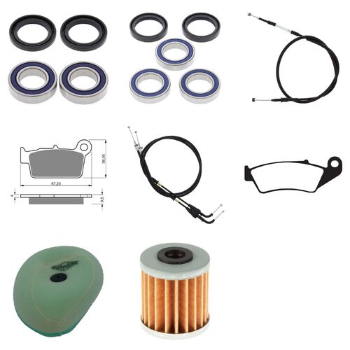 WHITES OFFROAD REFURB KIT KAW KX250F 11-12