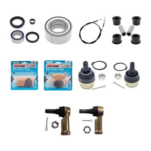 Whites ATV rebuild Kit for Honda TRX420FA IRS 4WD Rancher 2009 to 2013