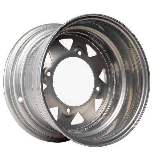 WHITES ATV STEEL RIM 8 SPOKE 12 X 7 FRNT & RR 4/156 4+3 POL