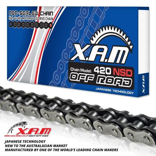 Non Sealed Dirt CHAIN 110 Links  for Suzuki TM75 1974-1976