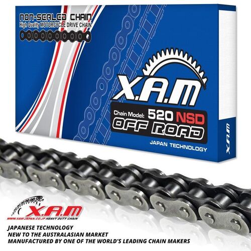 Standard Length Non Sealed Dirt Chain 520 x 106 Links