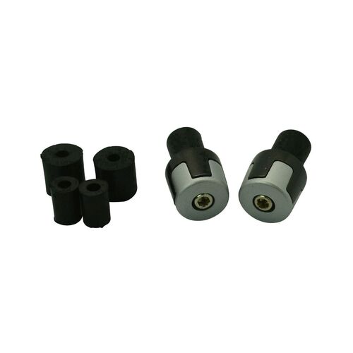 Interlock Bar Ends Silverblack