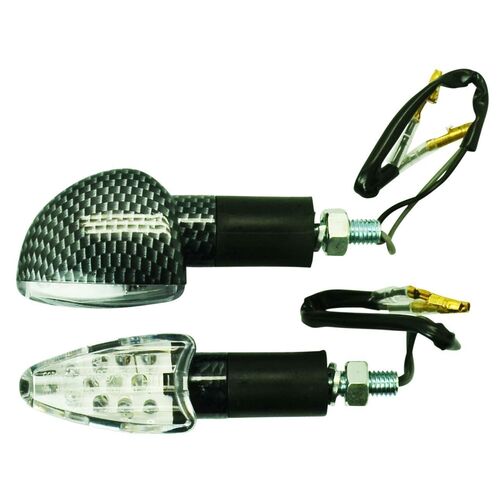 Arrowhead LED Indicator Long Stem Carbon Look